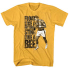 Muhammad Ali Like a Bee Signature Graphic Ginger T-Shirt
