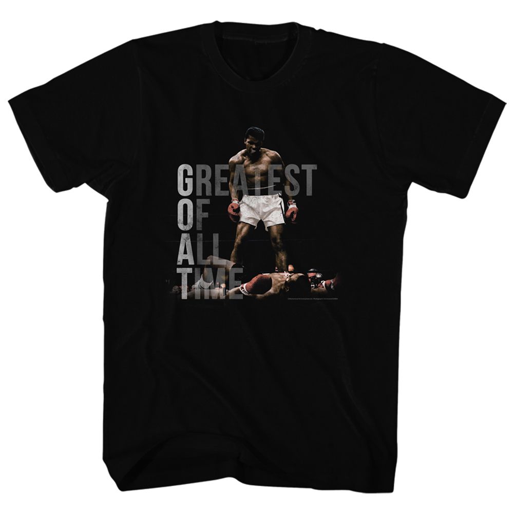 Muhammad Ali Greatest of All Time Heritage Graphic Black T-Shirt