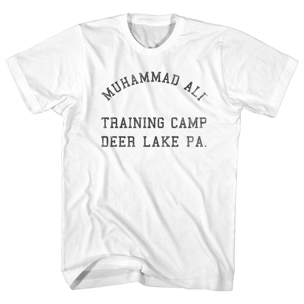 Muhammad Ali Deer Lake Vintage-Inspired Graphic White T-Shirt