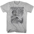 Muhammad Ali Training Stance Vintage-Inspired Graphic Gray Heather T-Shirt