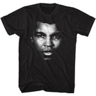 Muhammad Ali Portrait Signature Graphic Black T-Shirt