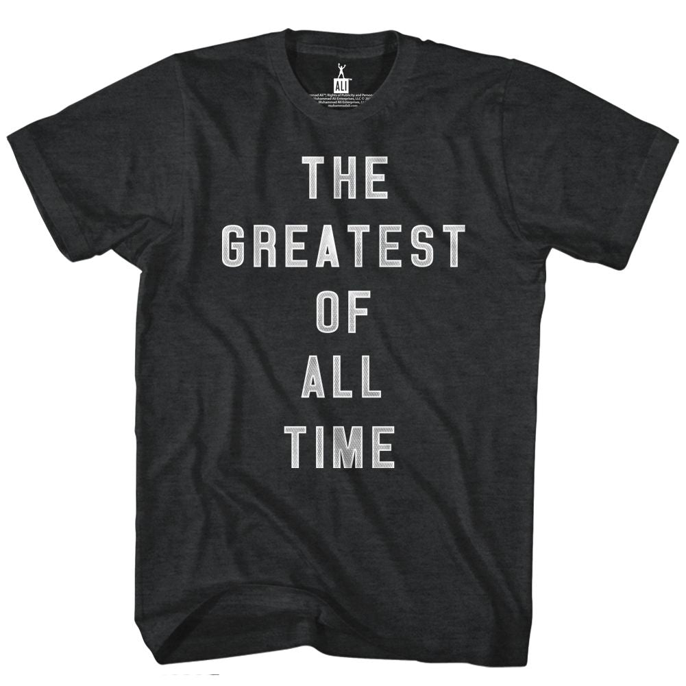 Muhammad Ali Goat Heritage Graphic Black Heather T-Shirt
