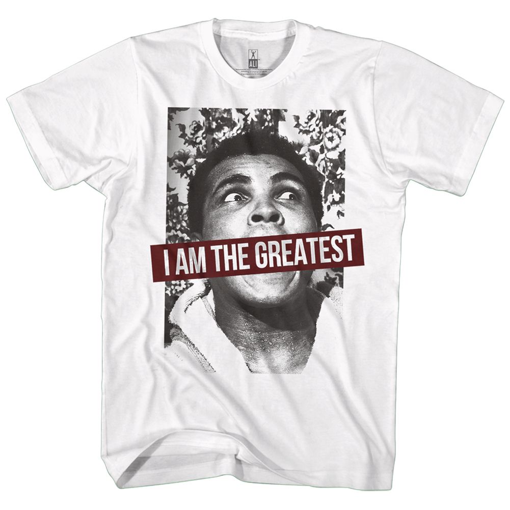 Muhammad Ali 1067 Iconic Graphic White T-Shirt
