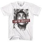 Muhammad Ali 1067 Iconic Graphic White T-Shirt