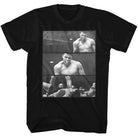 Muhammad Ali Over Liston 3 Box Black T-Shirt