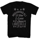 Muhammad Ali Win Loss Draw Signature Graphic Black T-Shirt