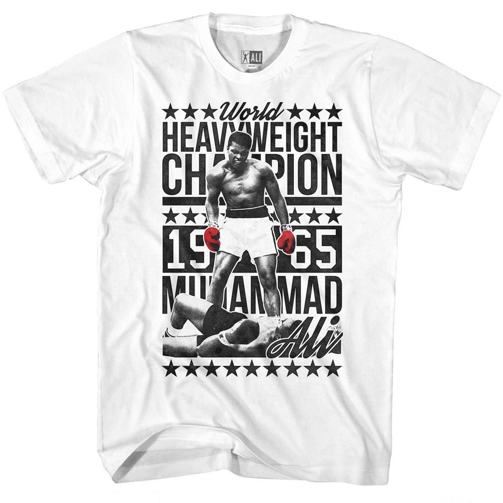 Muhammad Ali Sixfourchamp Heritage Graphic White T-Shirt