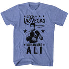 Muhammad Ali Liveinvegas Light Blue Heather T-Shirt