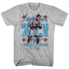 Muhammad Ali Overlay Timeless Graphic Gray Heather T-Shirt