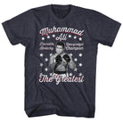 Muhammad Ali Vintage Greatest Signature Graphic Navy Heather T-Shirt