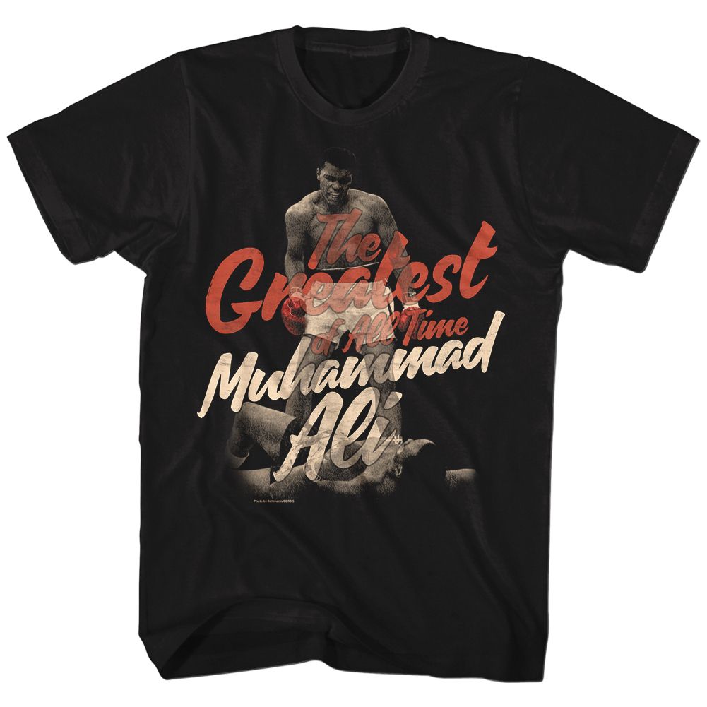 Muhammad Ali Great Heritage Graphic Black T-Shirt