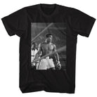 Muhammad Ali Look Ahead Iconic Graphic Black T-Shirt