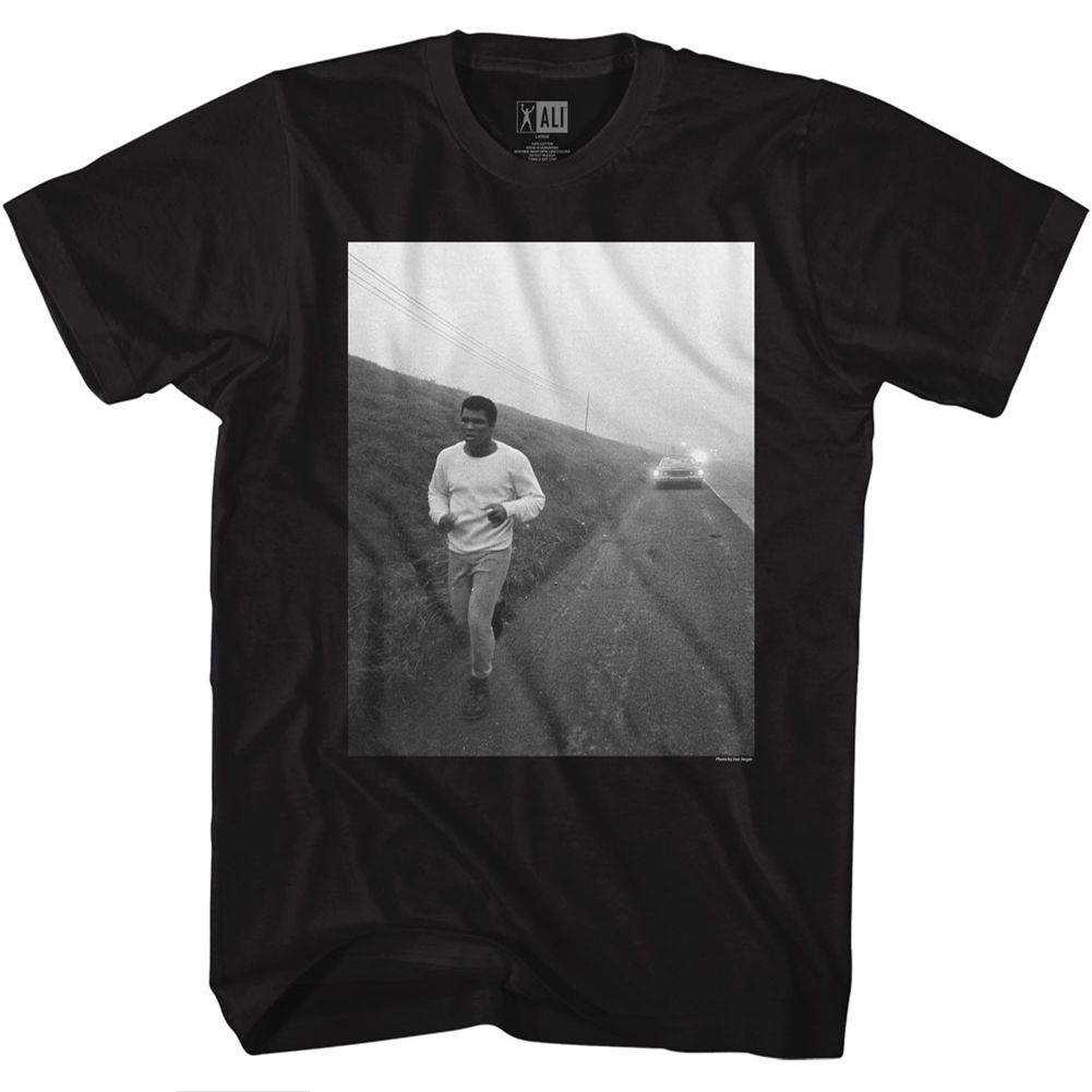 Muhammad Ali Roadrunning Heritage Graphic Black T-Shirt