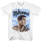 Muhammad Ali Airbrush White T-Shirt