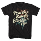 Muhammad Ali Sting Like a Bee Black T-Shirt