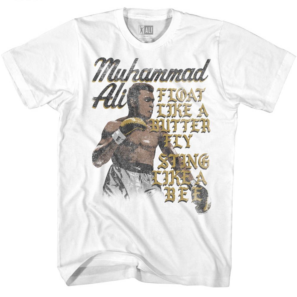 Muhammad Ali Floatsting Timeless Graphic White T-Shirt