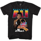 Muhammad Ali Amgreatest Vintage-Inspired Graphic Black T-Shirt