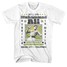 Muhammad Ali a Thrilla Heritage Graphic White T-Shirt
