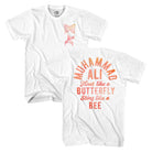 Muhammad Ali Bandb Vintage-Inspired Graphic White T-Shirt