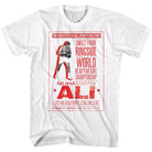 Muhammad Ali Poster Heritage Graphic White T-Shirt