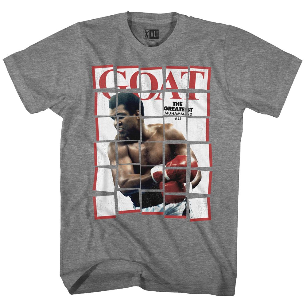 Muhammad Ali Goaty Iconic Graphic Graphite Heather T-Shirt