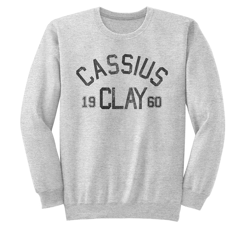 Muhammad Ali Cassius Vintage-Inspired Graphic Gray Heather T-Shirt