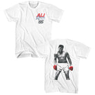 Muhammad Ali World Champ Timeless Front & Back Graphic White T-Shirt
