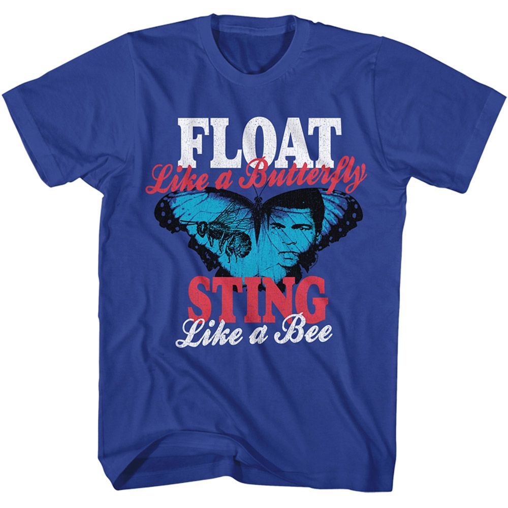 Muhammad Ali Float and Sting Royal T-Shirt