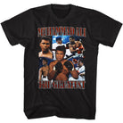 Muhammad Ali Collage Classic Graphic Black T-Shirt