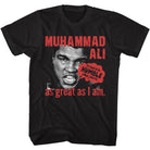 Muhammad Ali Hard to Be Humble Signature Graphic Black T-Shirt