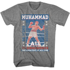 Muhammad Ali Fight Record Signature Graphic Graphite Heather T-Shirt