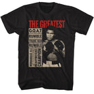 Muhammad Ali the Greatest Boxes Black T-Shirt