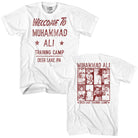 Muhammad Ali Welcome to Camp Iconic Graphic Front & Back Print White T-Shirt