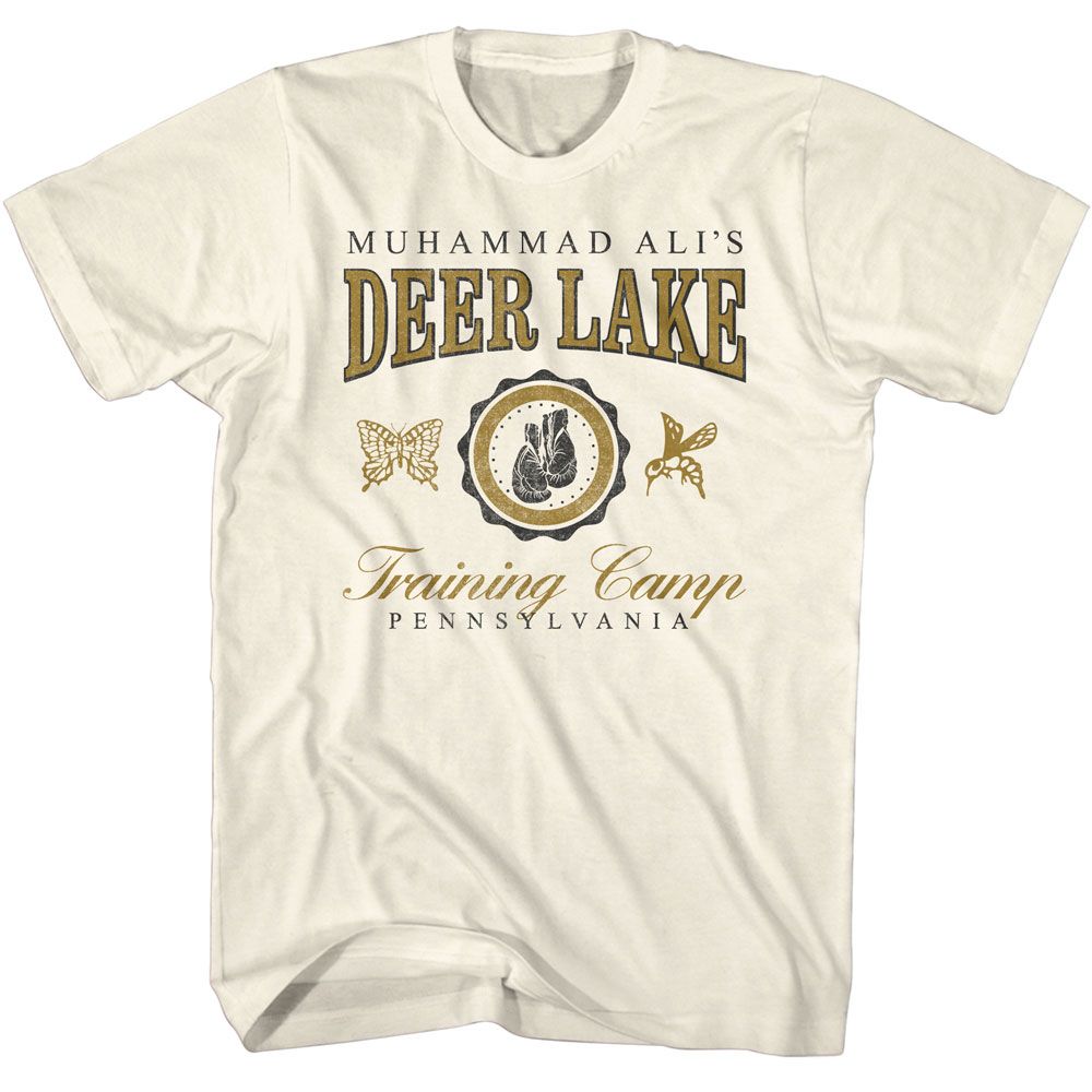 Muhammad Ali Deer Lake Varsity Vintage Heritage Graphic Natural T-Shirt