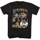 Muhammad Ali Collage Classic Graphic Black T-Shirt