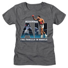 Muhammad Ali Muhammad Ali Oversized Ali Heather Gray Women's T-Shirt