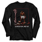 Muhammad Ali Lewiston Me 65 Black T-Shirt