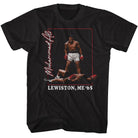 Muhammad Ali Lewiston Me 65 Heritage Graphic Black T-Shirt