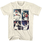 Muhammad Ali Four Photos Iconic Graphic Natural T-Shirt