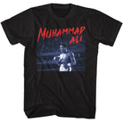 Muhammad Ali Dramatic Text Heritage Graphic Black T-Shirt