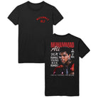 Muhammad Ali Rumble Young Man Front & Back Print Timeless Graphic Black T-Shirt