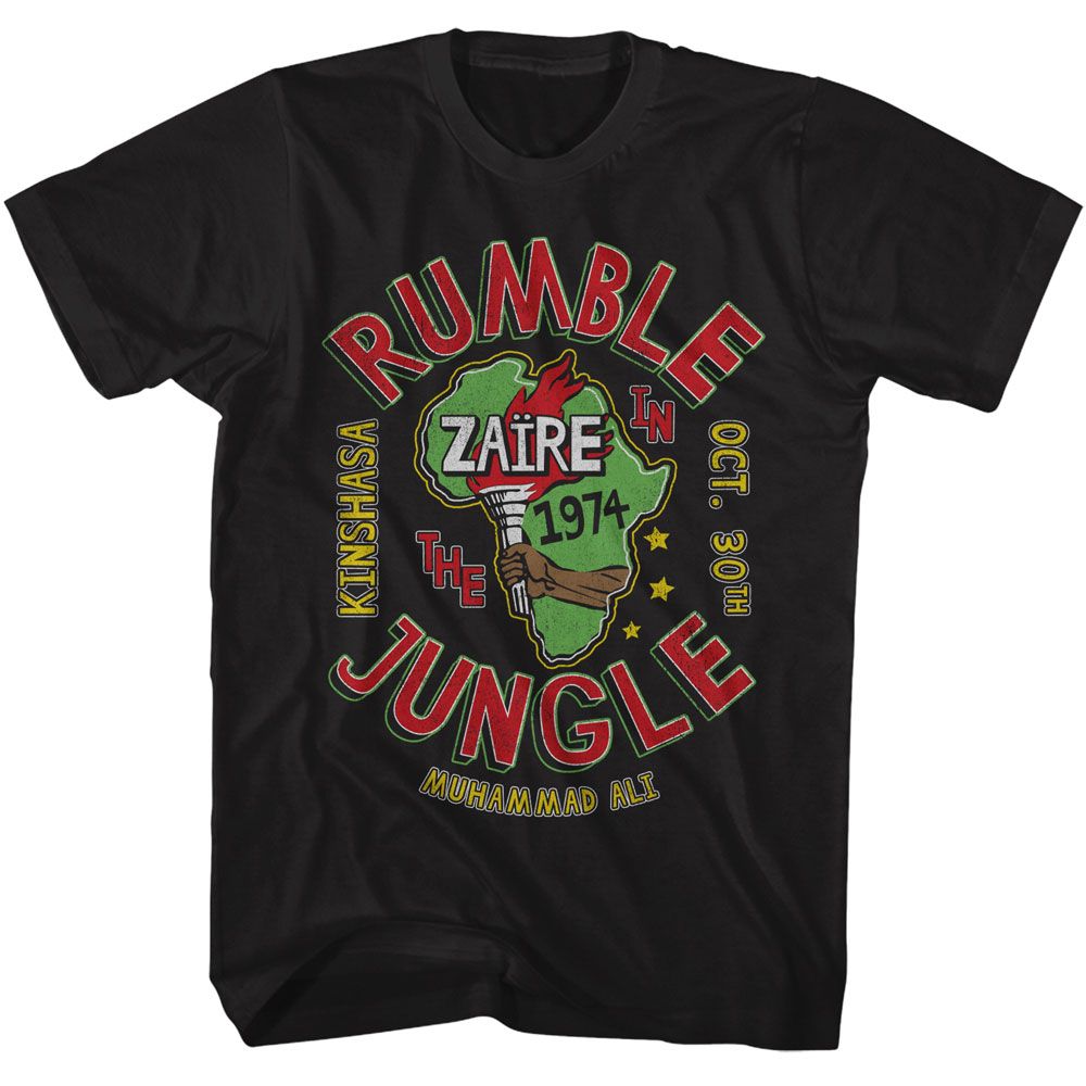 Muhammad Ali Ritj 74 Timeless Graphic Black T-Shirt