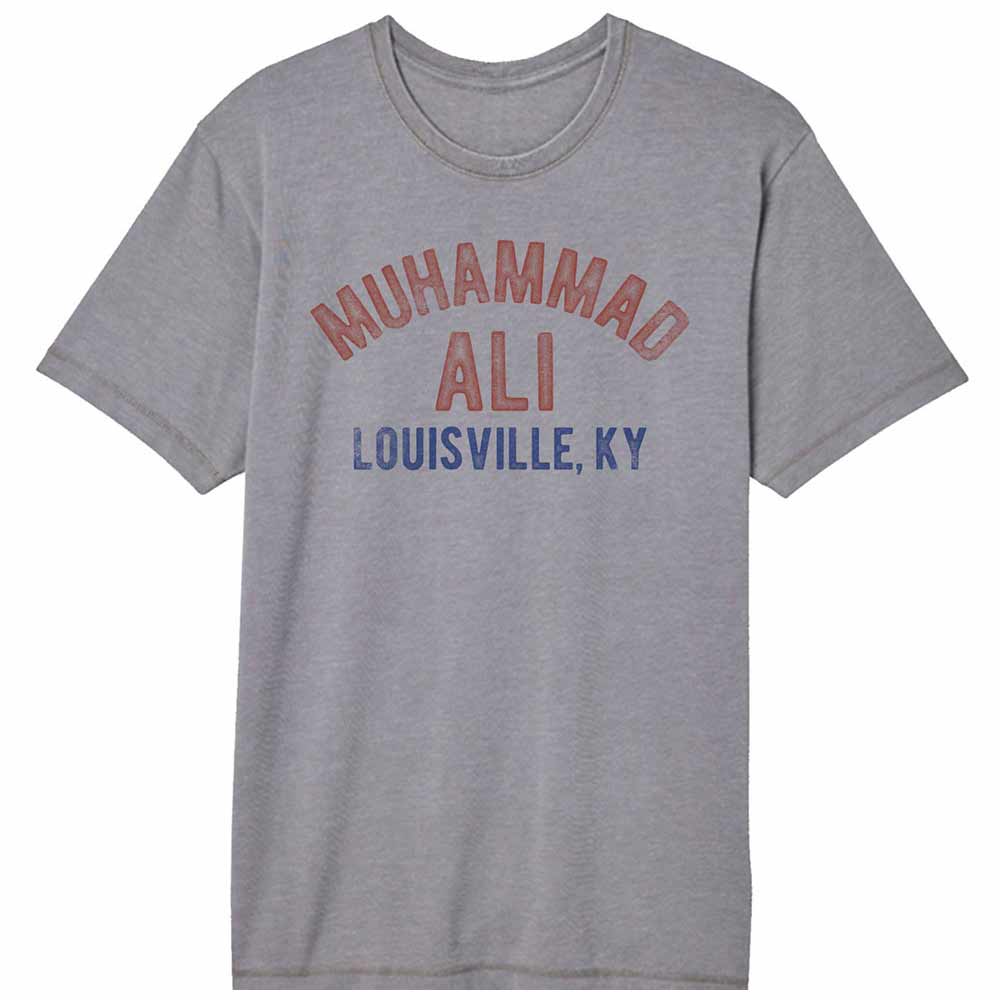 Muhammad Ali Louisville Gray Vintage Wash T-Shirt