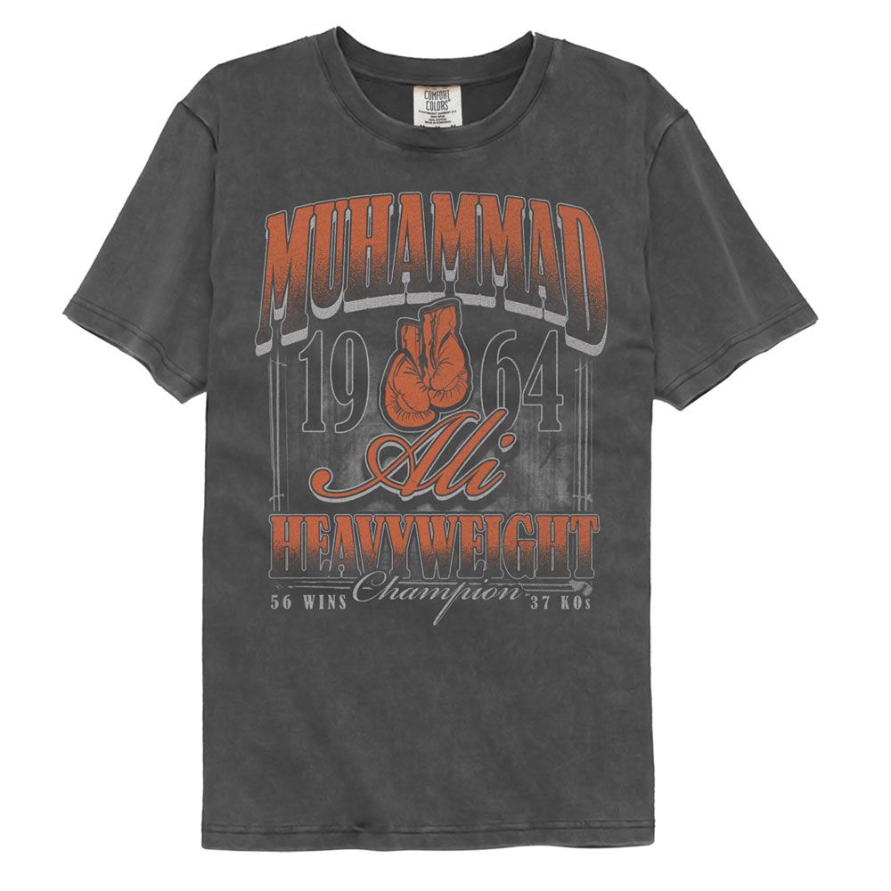 Muhammad Ali 1964 Champion Ring Signature Graphic Pepper Premium Comfort Colors T-Shirt