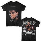 Muhammad Ali the Greatest Front & Back Print Heritage Graphic Black T-Shirt