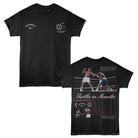 Muhammad Ali Thrilla in Manilla Front & Back Print Vintage-Inspired Graphic Black T-Shirt