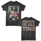 Muhammad Ali Greatest Front & Back Print Timeless Graphic Smoke T-Shirt