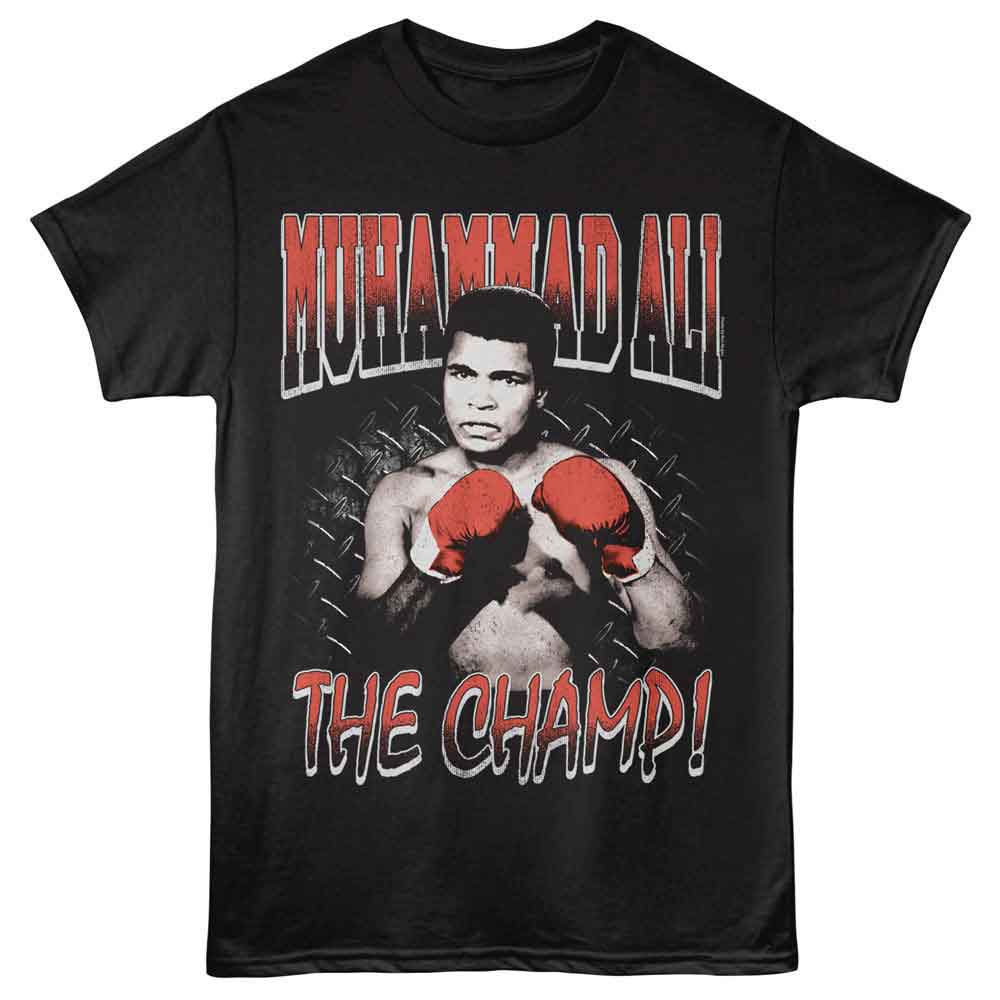 Muhammad Ali the Champ Classic Graphic Black T-Shirt