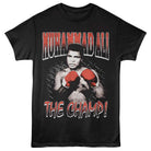 Muhammad Ali the Champ Classic Graphic Black T-Shirt