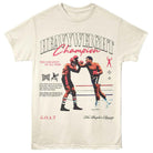 Muhammad Ali Heavyweight Champion Heritage Graphic Natural T-Shirt